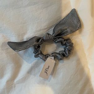 J. Crew silver ponytail holder